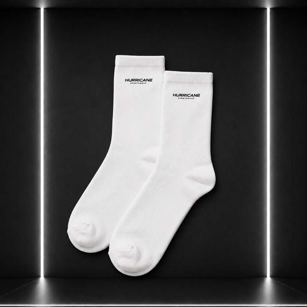 HURRICANE Sportswear Socks White